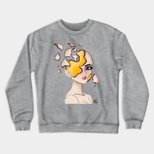 Happy in Fragments Crewneck Sweatshirt